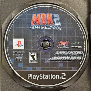 MDK 2 Armageddon for PS2, VGUC, non-OEM case, no manual